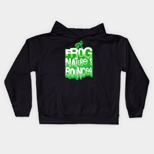 Frog: Nature's Bouncer Kids Hoodie